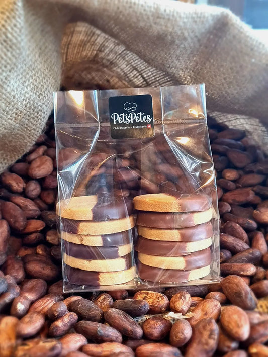 Sablés fin 2 chocolats