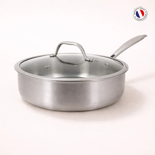 Sauteuse en acier inoxydable 24cm