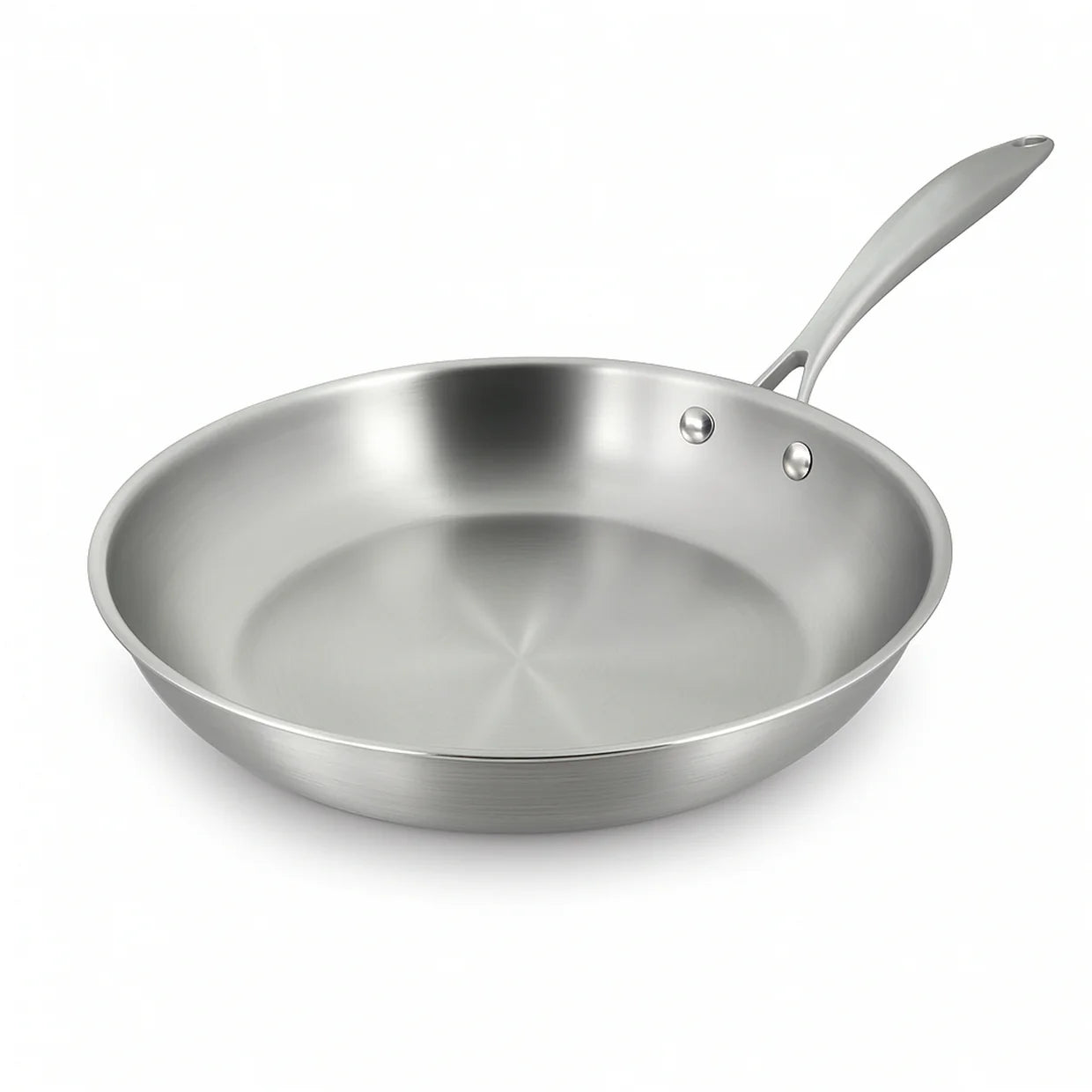 Poêle en acier inoxydable 28 cm