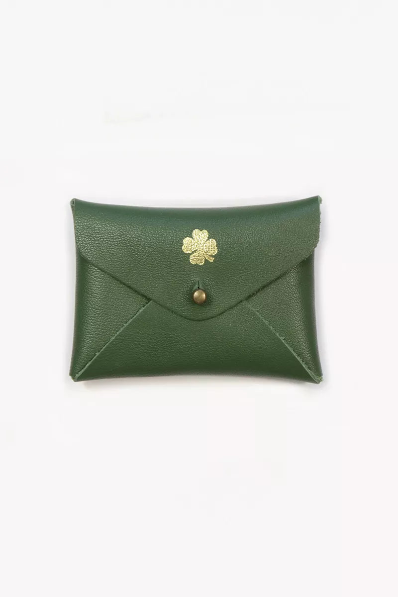 Mini pochette "vert agave"