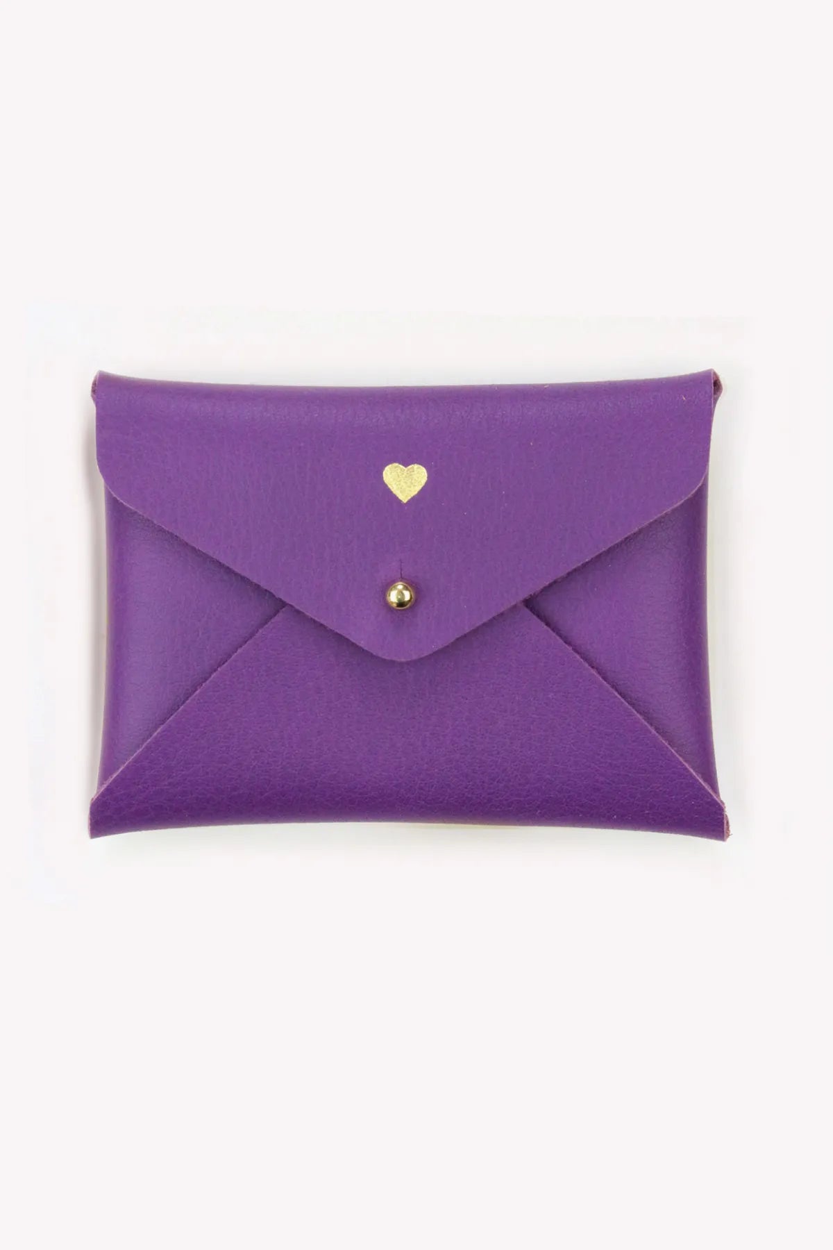 Enveloppe carte violette "cœur"