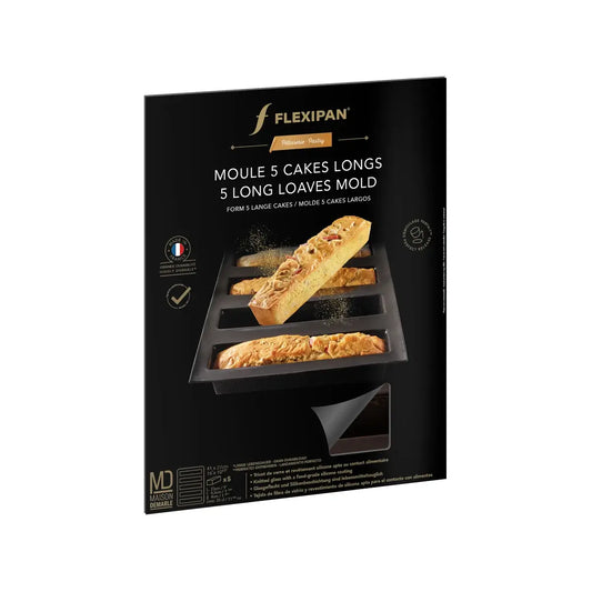 Moules 5 cakes longs