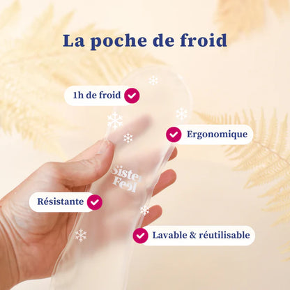 Lot de 2 poches de froid