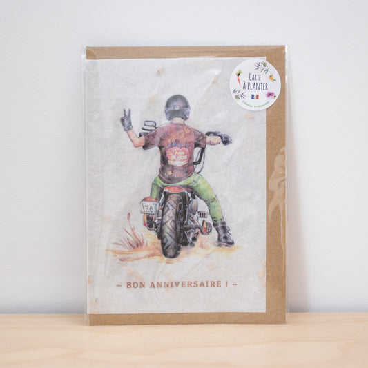 Bon anniversaire : motard