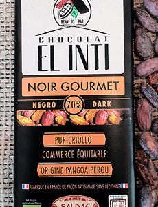 Chocolat noir 70 % El Inti bio/équitable 100g pur "criollo"
